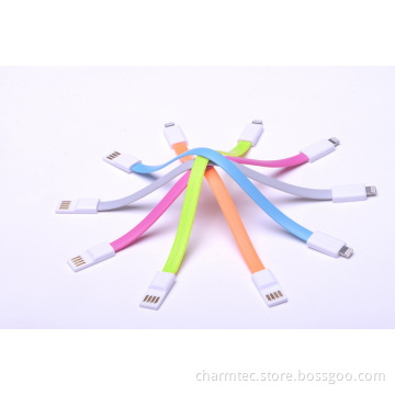 Magnet-Design Flat USB Cable for iPhone 5/5s